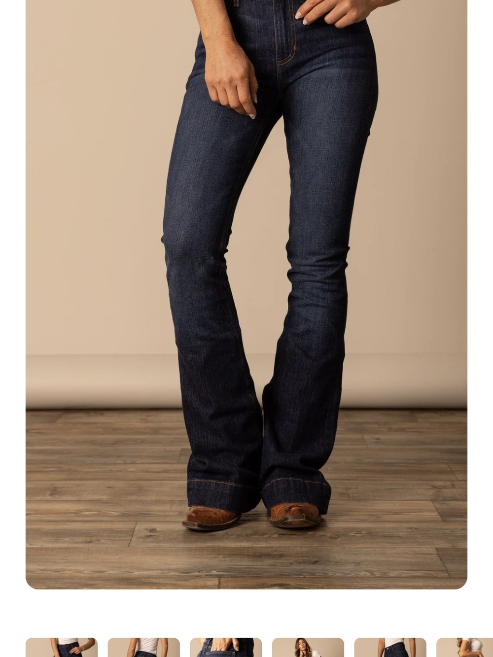 Kimes Ranch Dark Indigo Flare Jeans